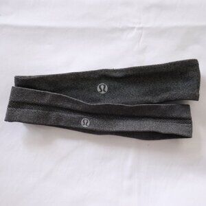 Lululemon‎ Women's Grey US OS Stretch Slip Resistant Round Activewear Headbands
